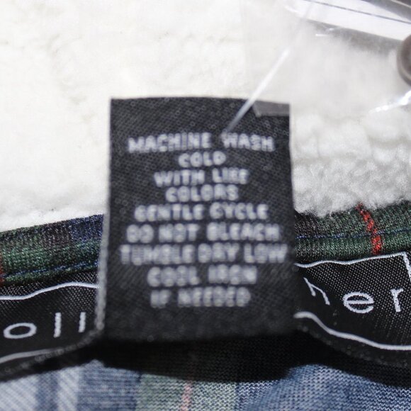 NWT Polly & Esther Juniors’ Plaid Faux Fur-Hoodie - Picture 3 of 14